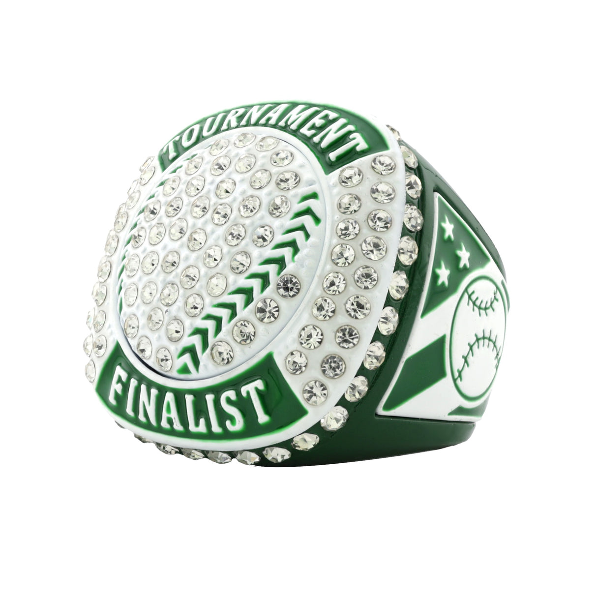 GEN25A GREEN&WHITE TOURNAMENT FINALIST RING