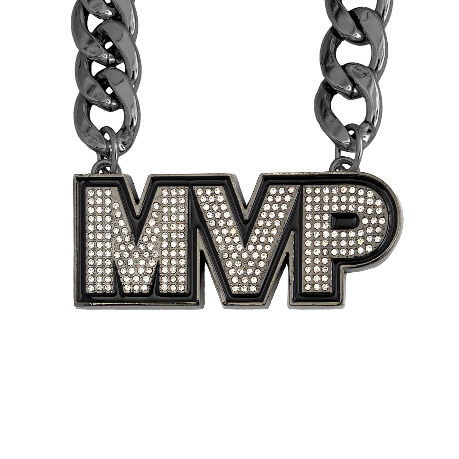 MVP STONE CHAIN GUNMETAL/CLEAR