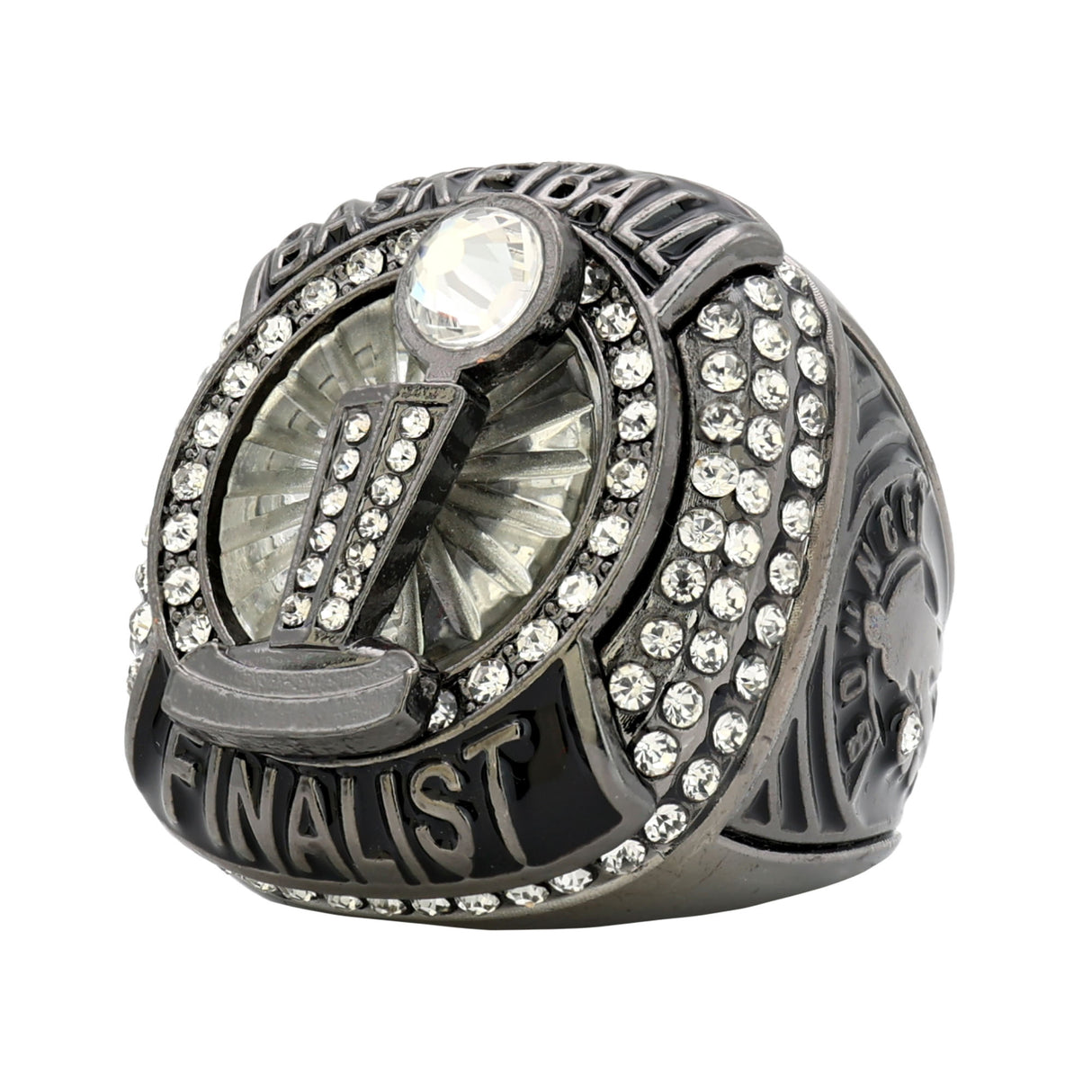 BASKETBALL25 GUNMETAL FINALIST RING