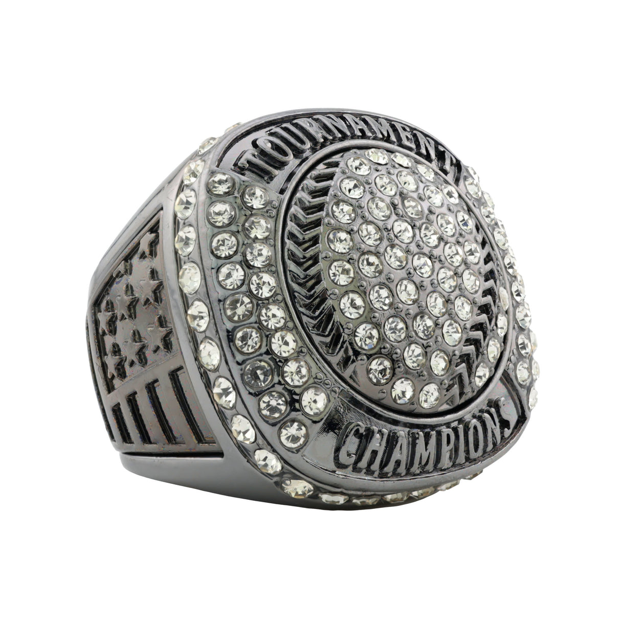 GEN25A CLASSIC GUNMETAL TOURNAMENT CHAMPIONS RING