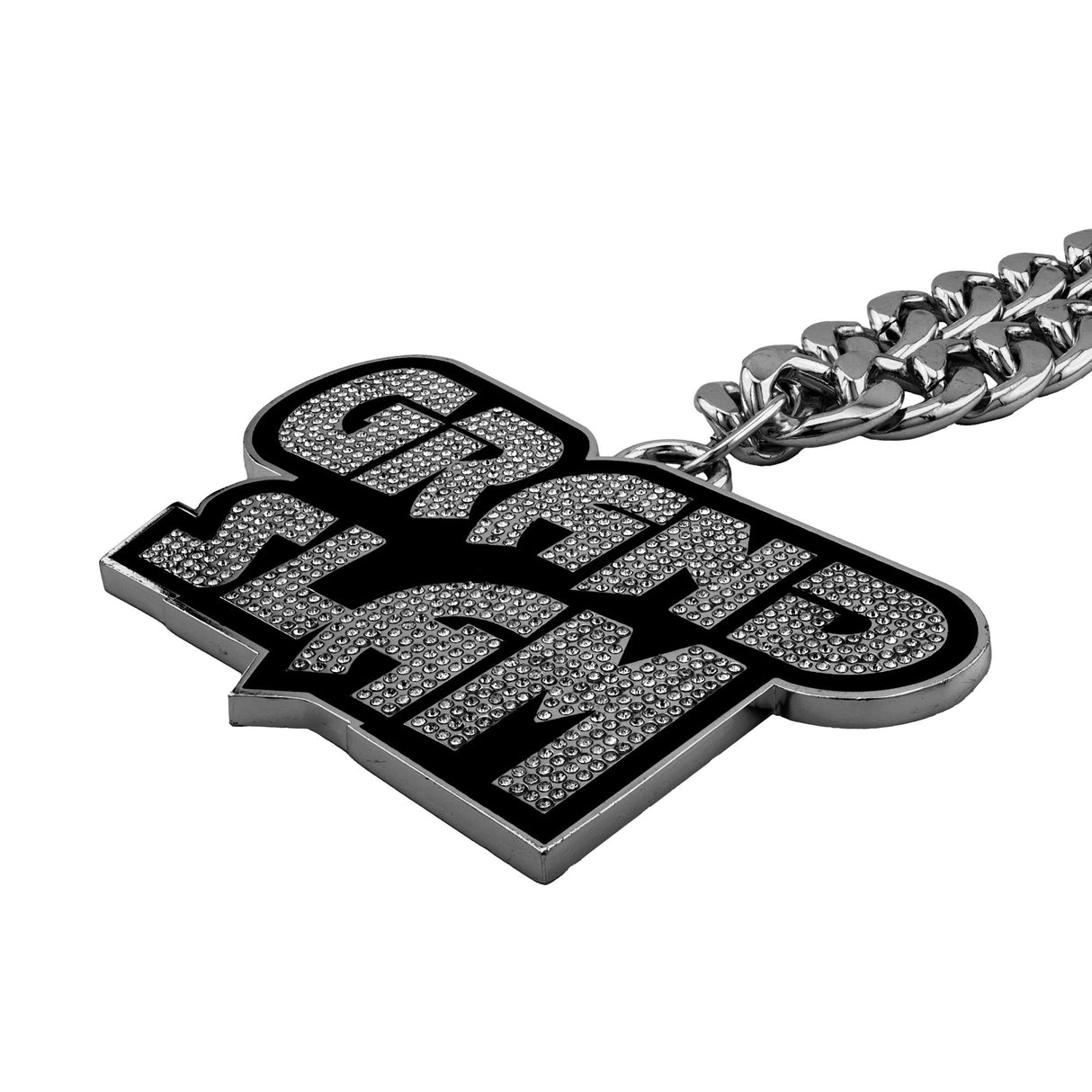 GS26 STONE CHAIN GUNMETAL/CLEAR