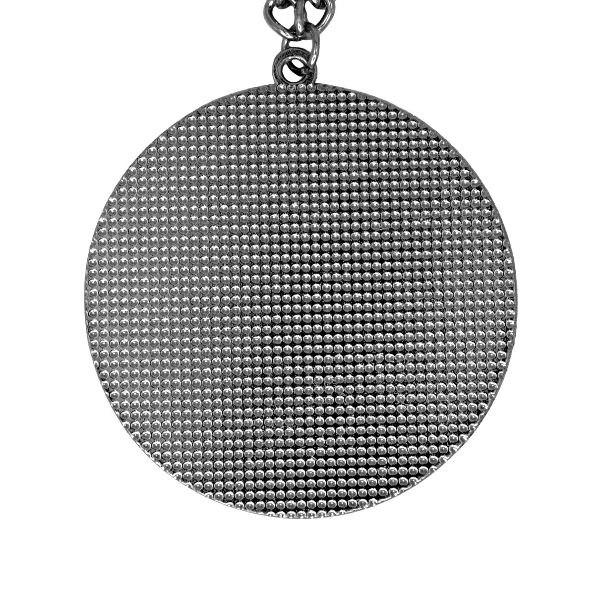 MED2 BALL BLING MEDAL (GUNMETAL/CLEAR/RED)