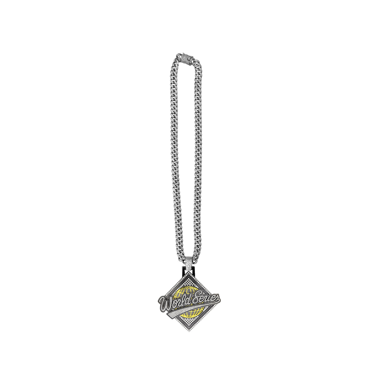 WORLD SERIES GUNMETAL STONE CHAIN