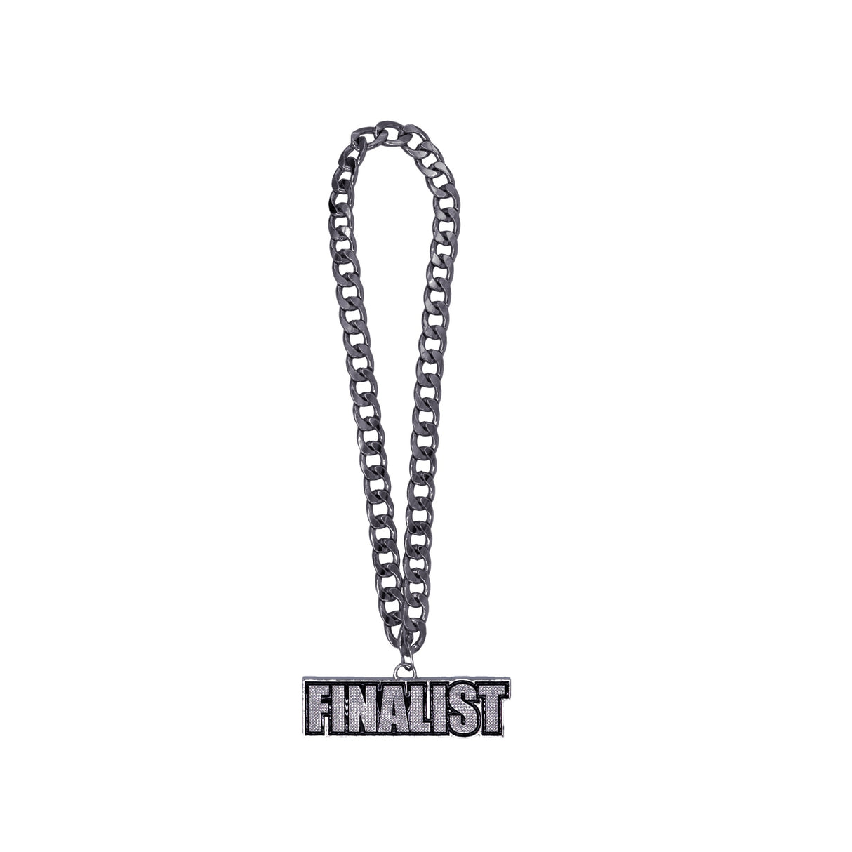 GEN STONE CHAIN GUNMETAL&CLEAR FINALIST