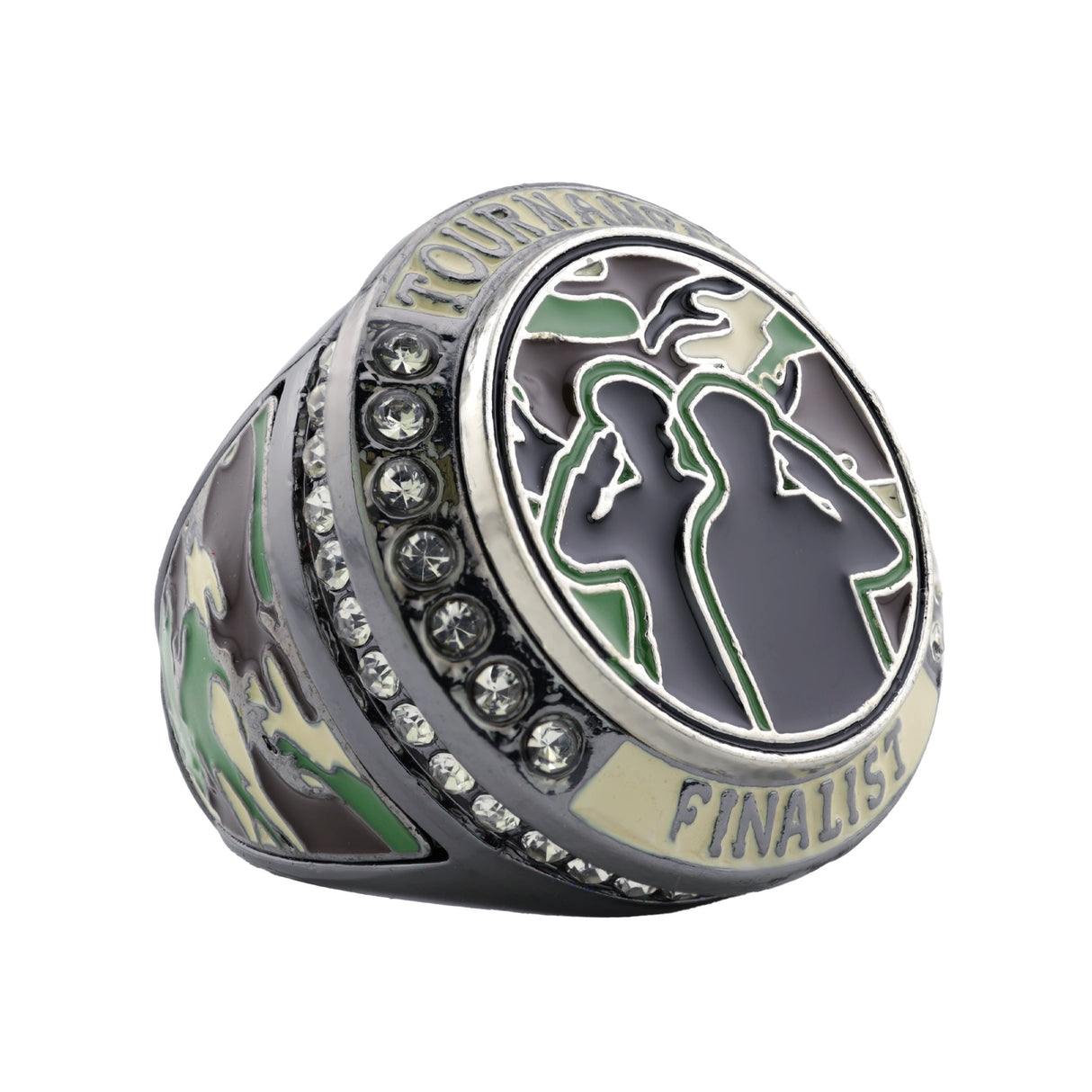 GEN26 MILITARY GUNMETAL TOURNAMENT FINALIST RING