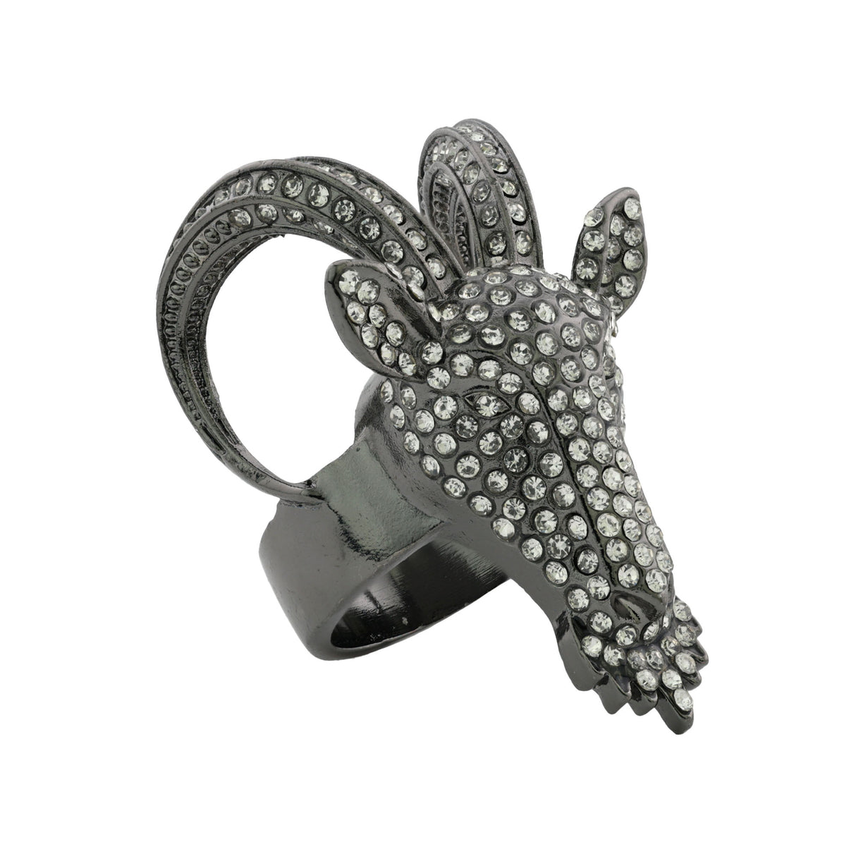 GEN26 GOAT GUNMETAL/CLEAR/CLEAR RING