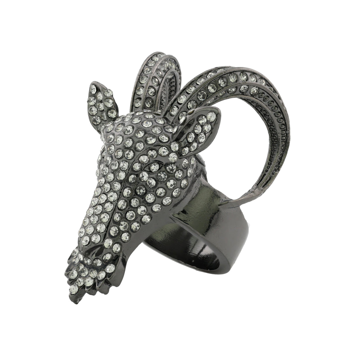 GEN26 GOAT GUNMETAL/CLEAR/CLEAR RING