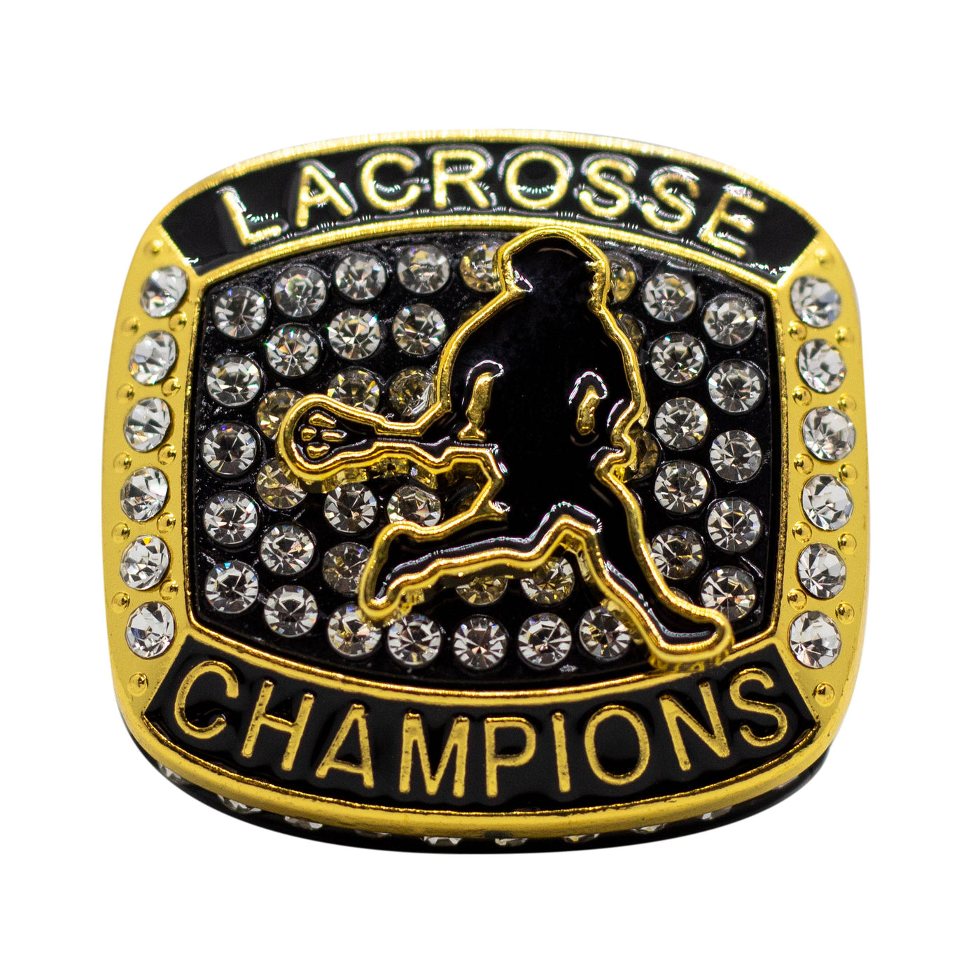 Lacrosse Black Champions Ring