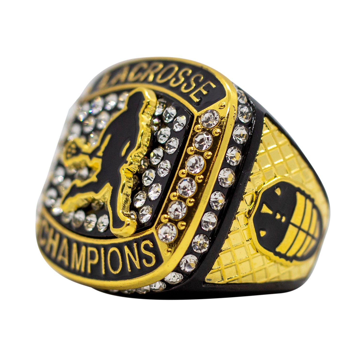 LACROSSE BLACK CHAMPIONS RING