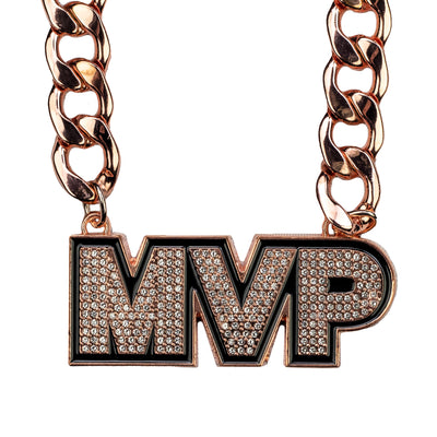 MVP STONE CHAIN ROSE GOLD/CLEAR