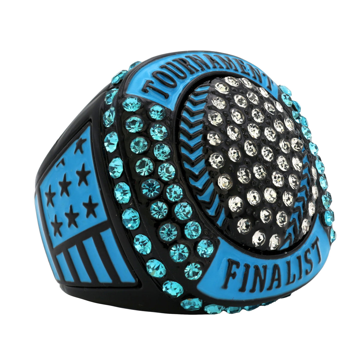 GEN25A BLACKOUT NEON BLUE TOURNAMENT FINALIST RING