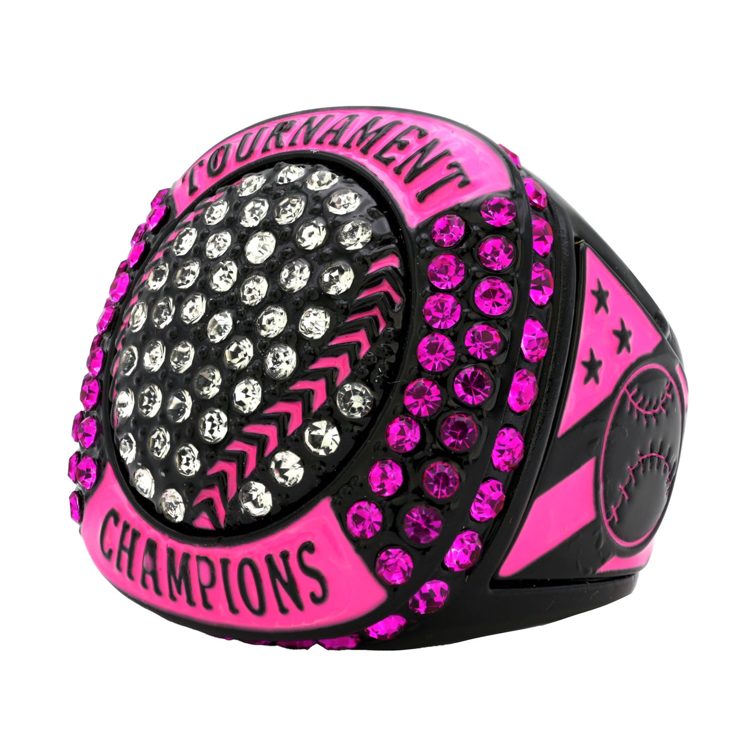 GEN25A BLACKOUT NEON PINK TOURNAMENT CHAMPIONS RING
