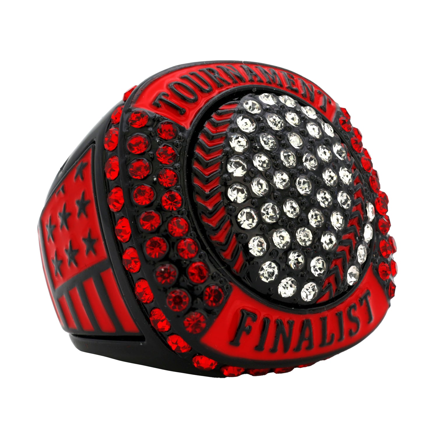 GEN25A BLACKOUT NEON RED TOURNAMENT FINALIST RING