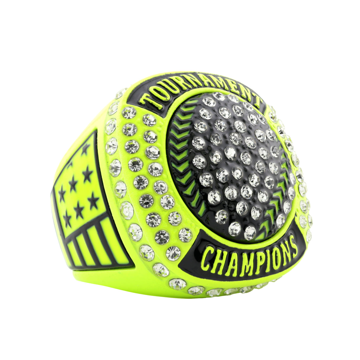 GEN25A NEON YELLOW TOURNAMENT CHAMPIONS RING