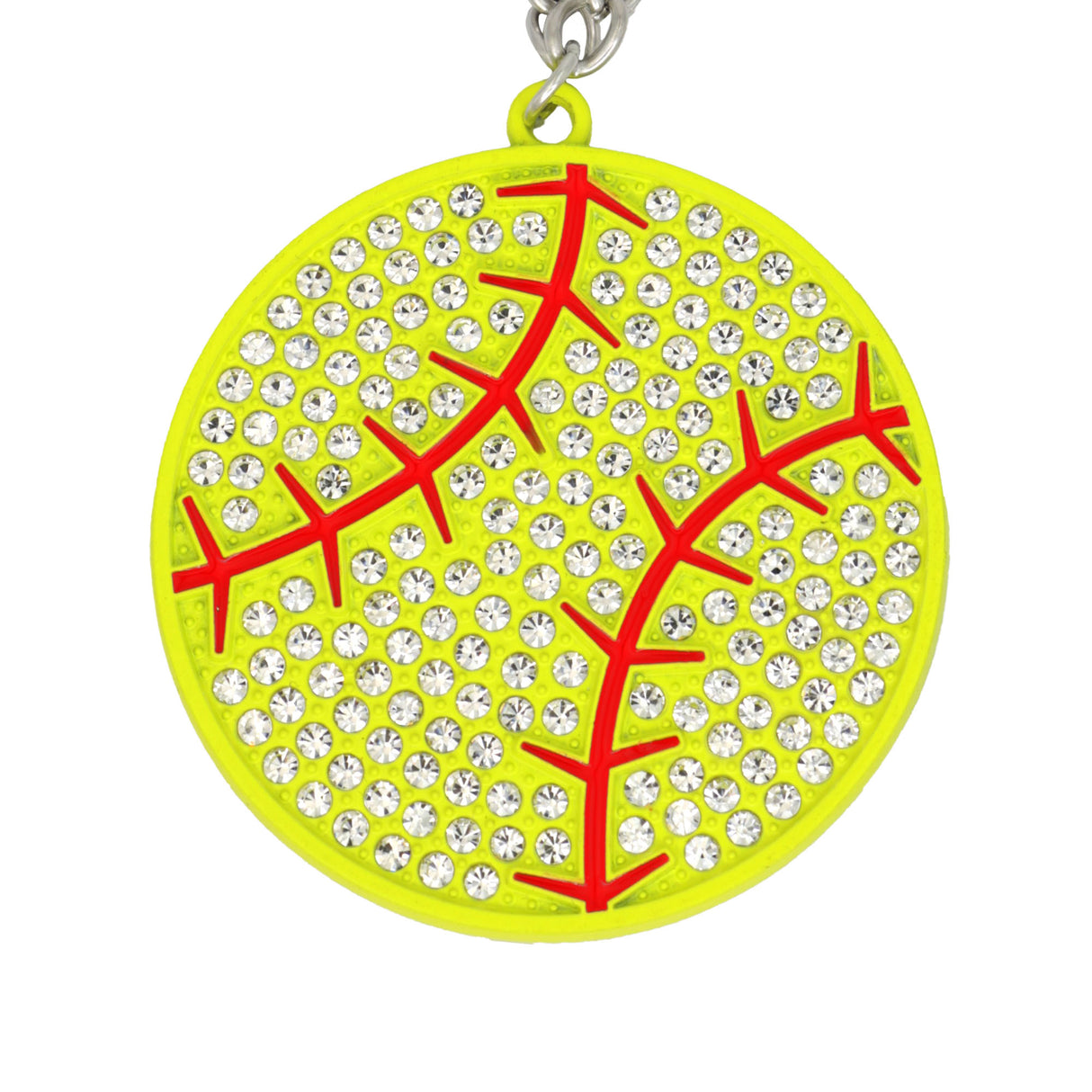 MED2 BALL BLING MEDAL (YELLOW/CLEAR/RED)
