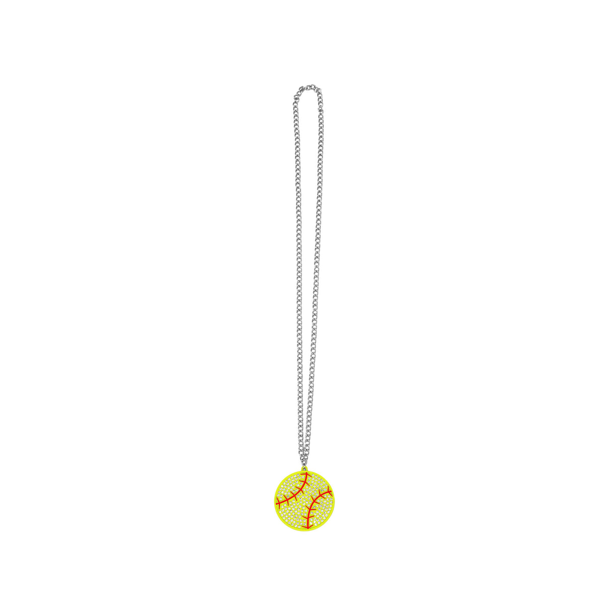 MED2 BALL BLING MEDAL (YELLOW/CLEAR/RED)