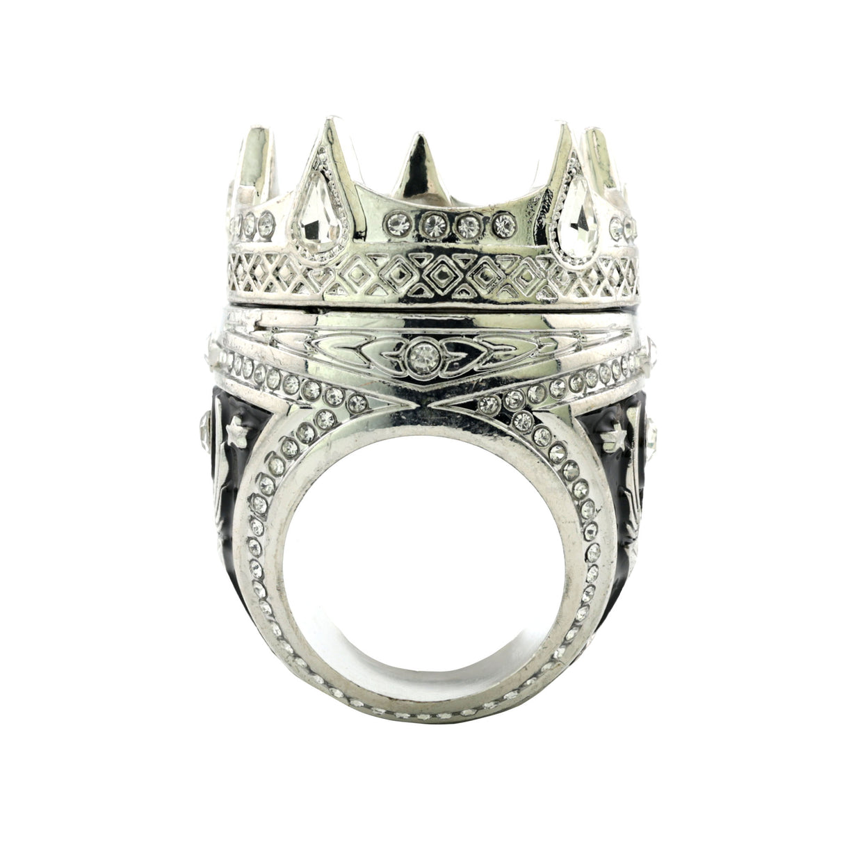 CROWN26 SILVER&SILVER RING