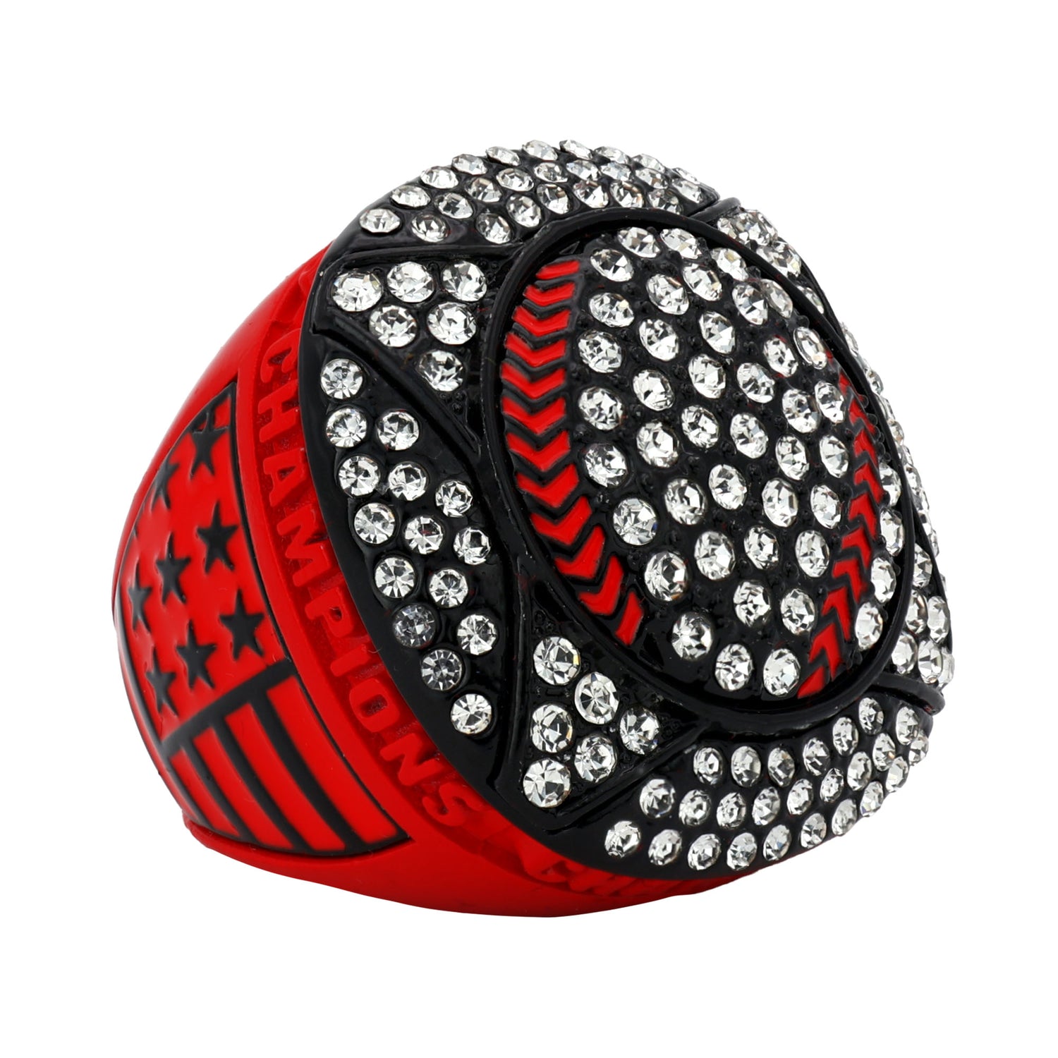 GEN25B NEON RED CHAMPIONS RING