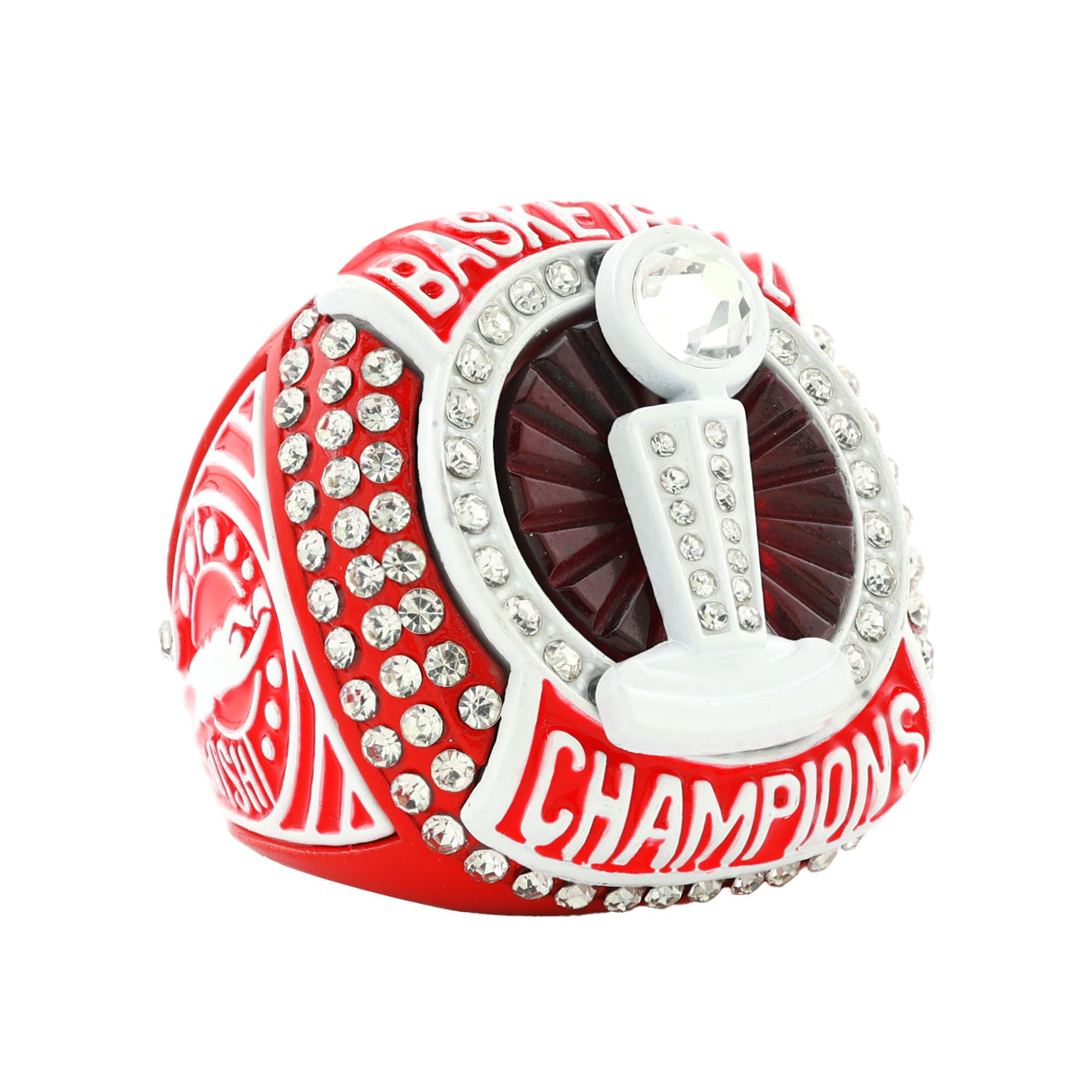 BASKETBALL25 RED&WHITE CHAMPIONS RING