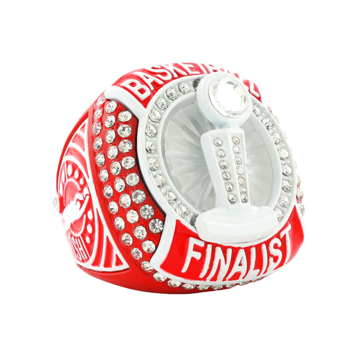 BASKETBALL25 RED&WHITE FINALIST RING