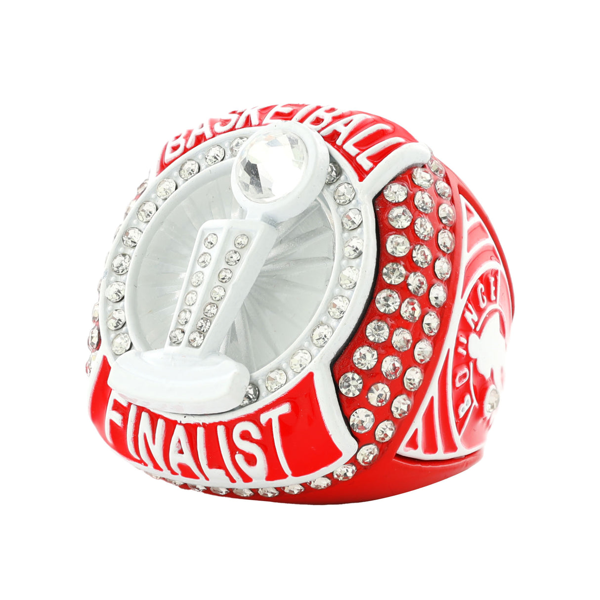BASKETBALL25 RED&WHITE FINALIST RING