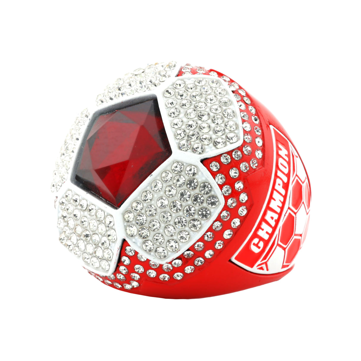 SOCCER25 RED&WHITE CHAMPIONS RING