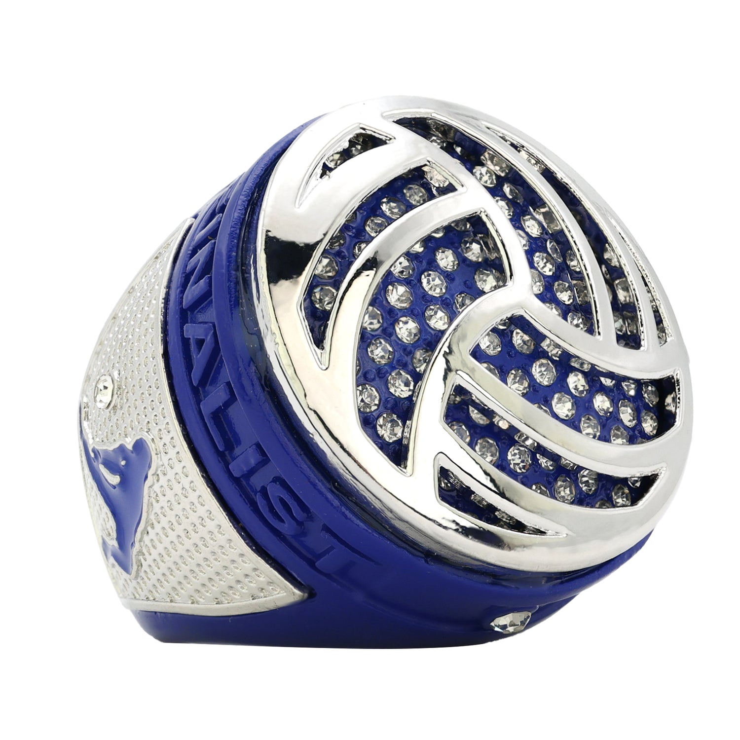 VOLLEYBALL ROYAL BLUE FINALIST RING