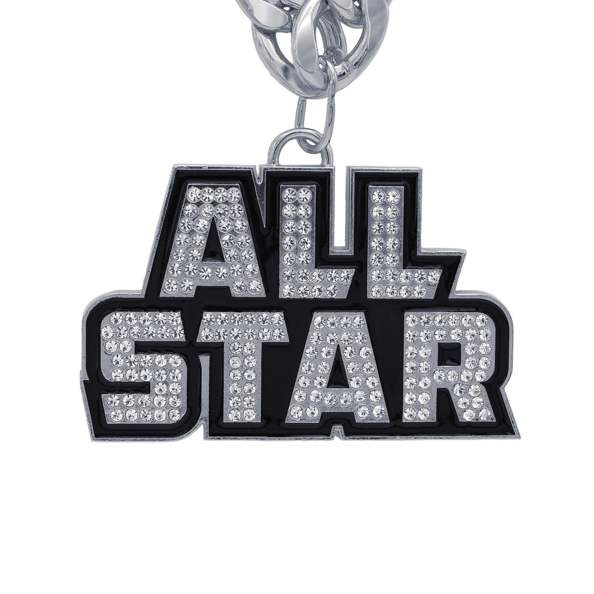 ALL STAR STONE CHAIN SILVER/CLEAR