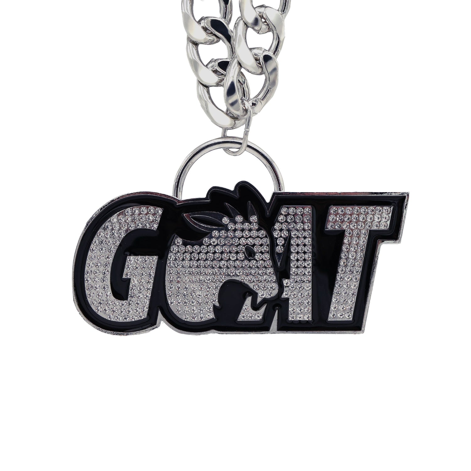 GOAT STONE CHAIN SILVER