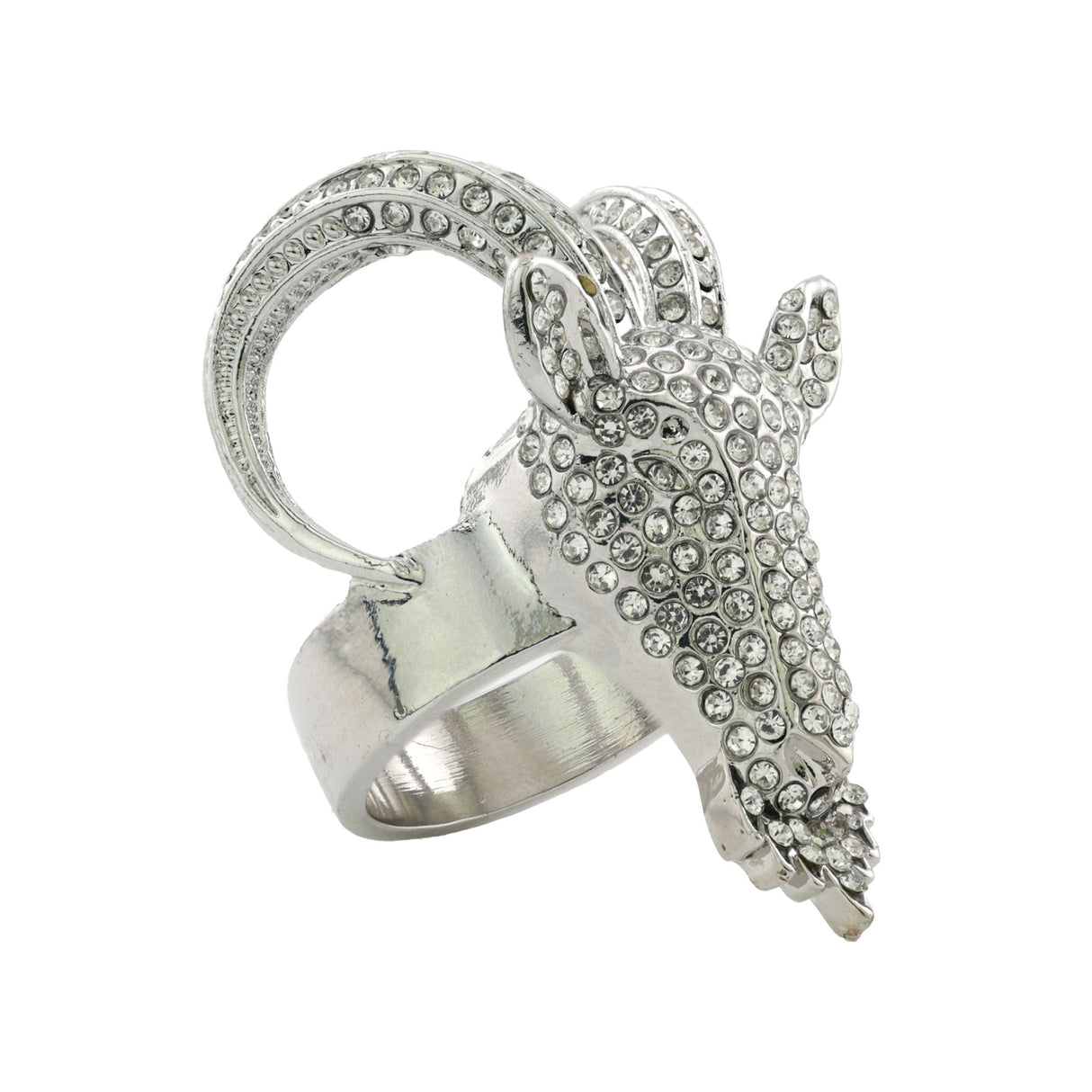 GEN26 GOAT SILVER/CLEAR/CLEAR RING