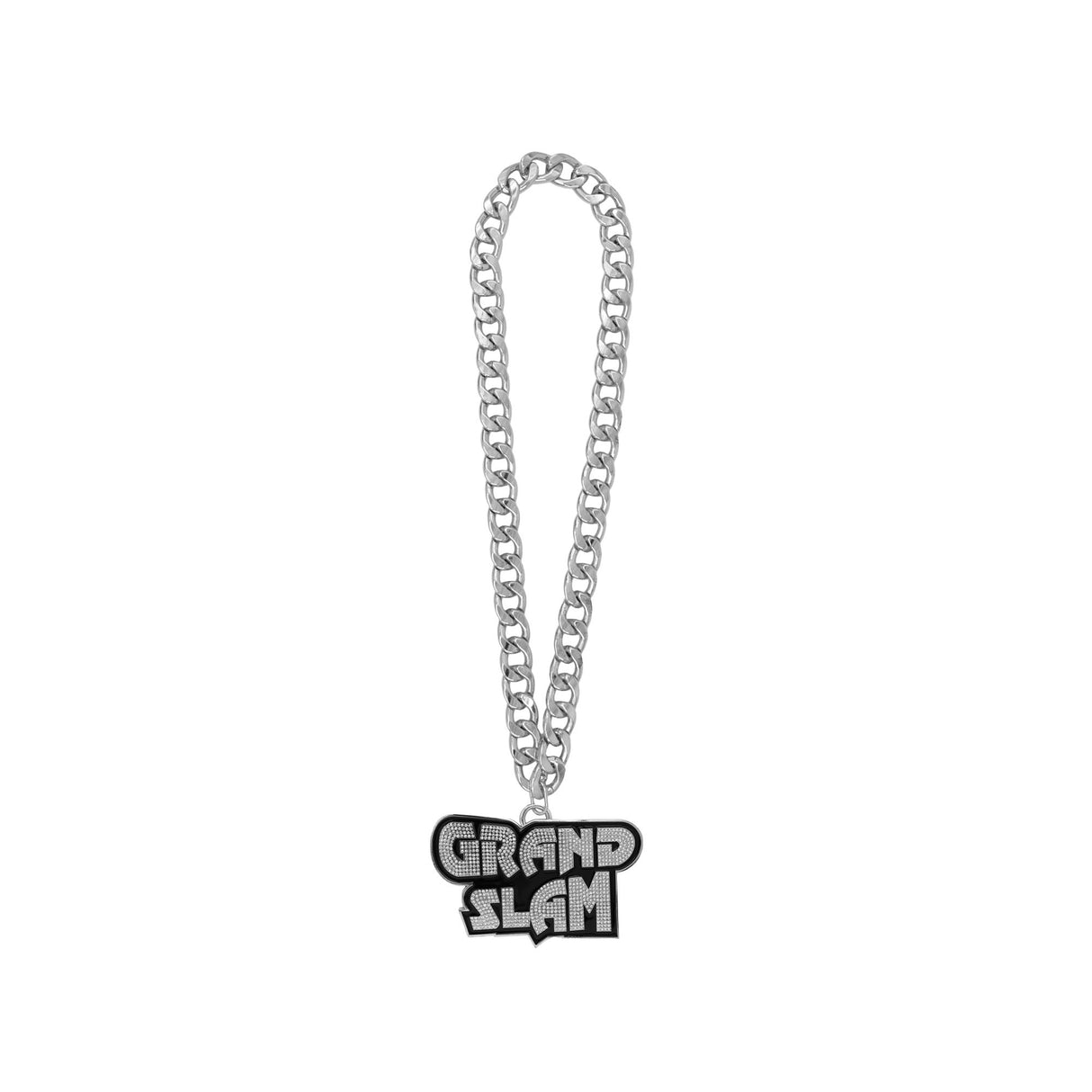 GS26 STONE CHAIN SILVER/CLEAR