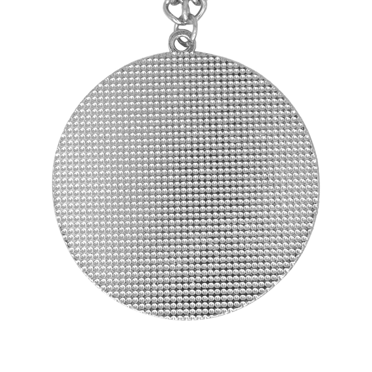 MED2 BALL BLING MEDAL (SILVER/CLEAR/RED)