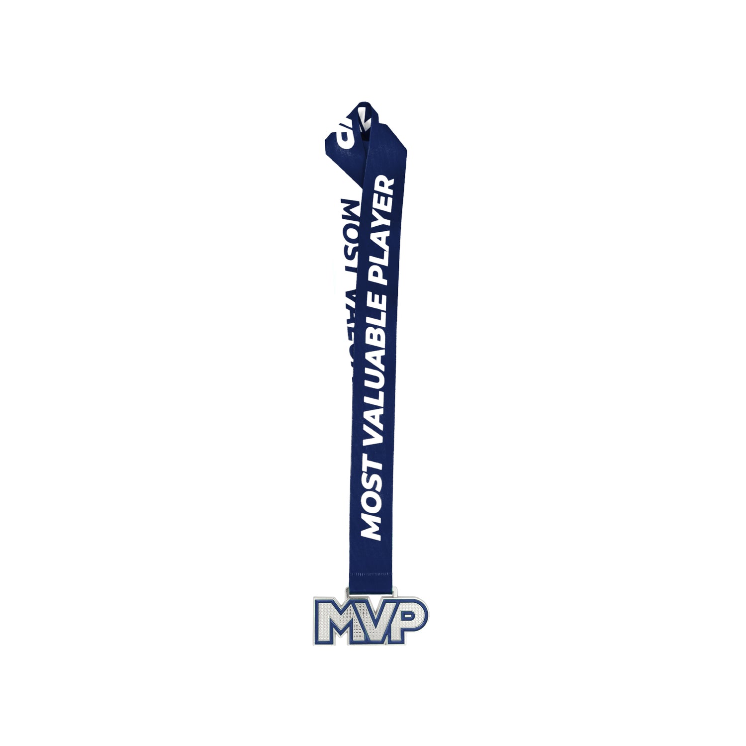 MED25 MVP 4" MEDAL - SILVER/NAVY