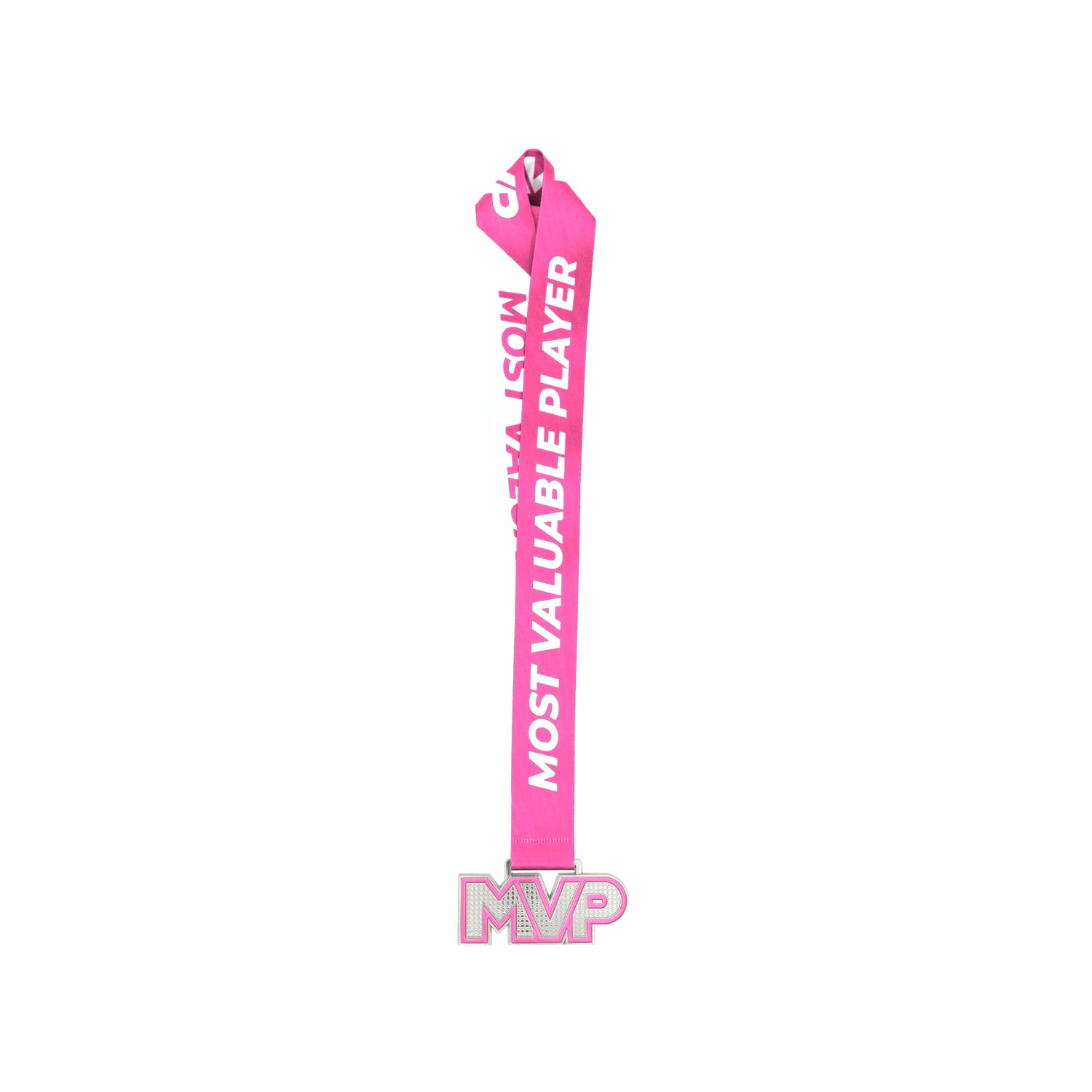 MED25 MVP 4" MEDAL - SILVER/PINK