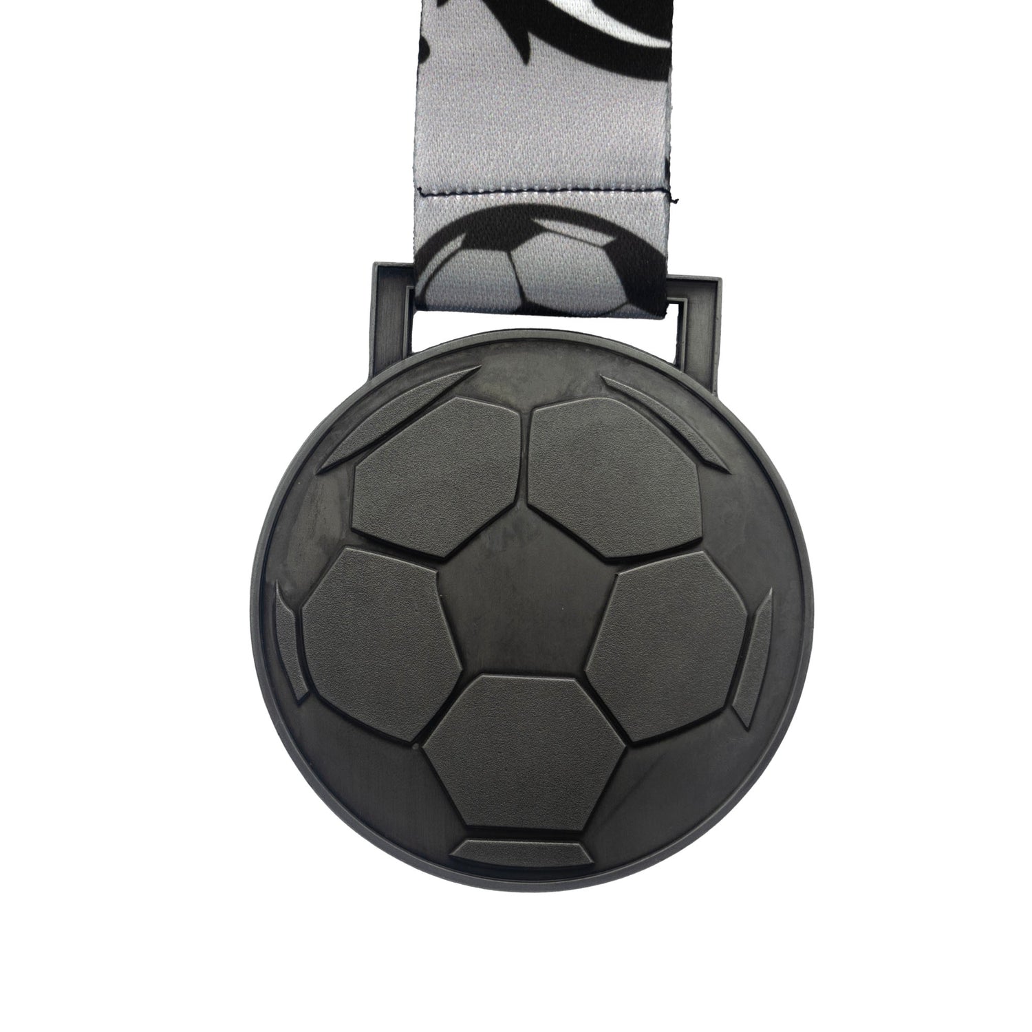 GEN24 3" SOCCER MEDAL - ANTIQUE GUNMETAL