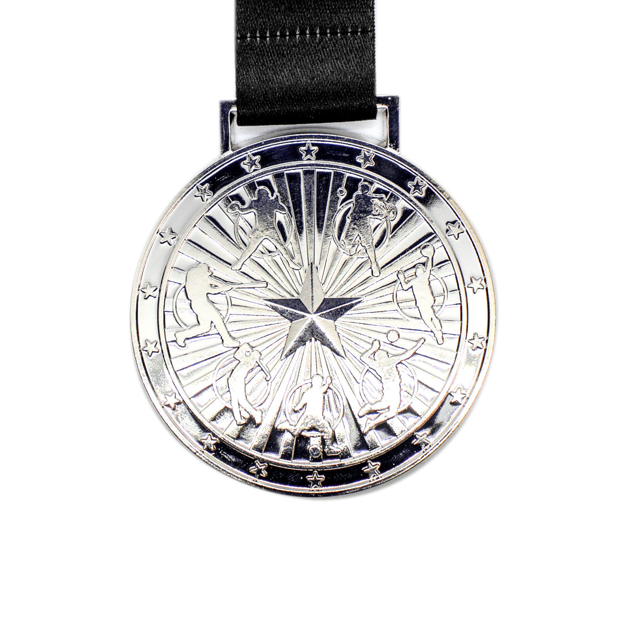 SILVER 2.5" ALL-SPORTS MEDAL