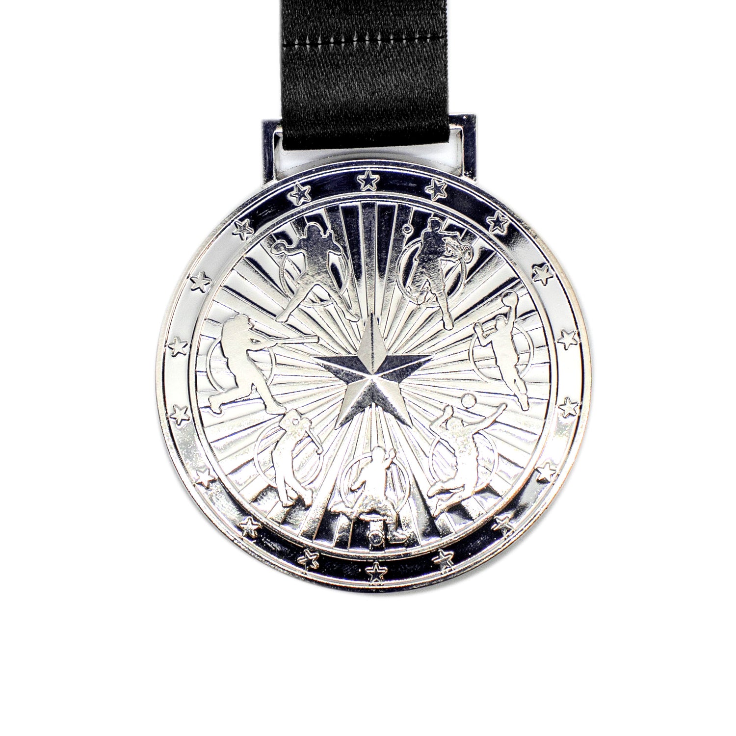 SILVER 2.5" ALL-SPORTS MEDAL