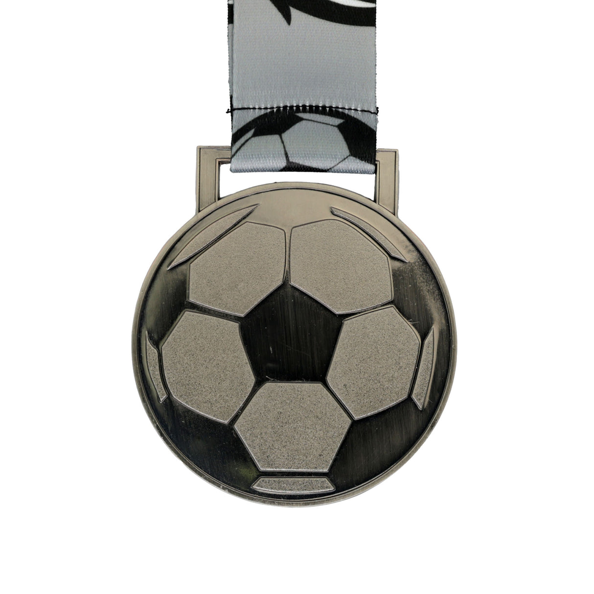 GEN24 3" SOCCER MEDAL - ANTIQUE NICKEL