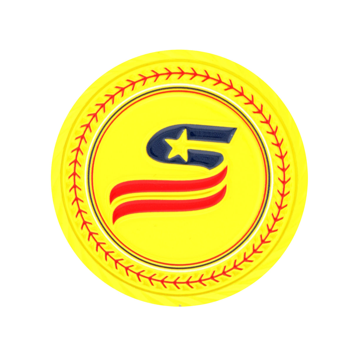 USSSA 2" MVP YELLOW COIN