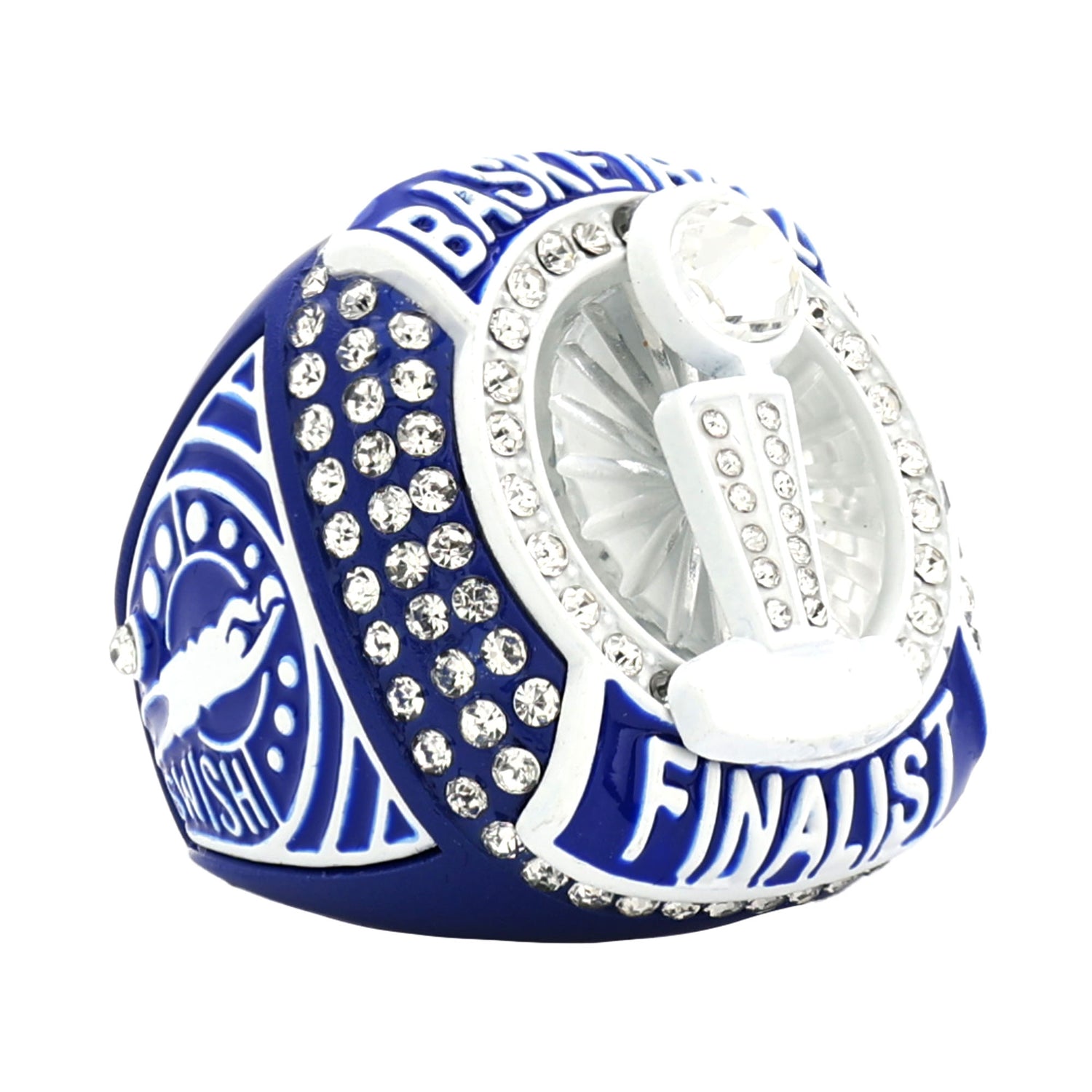 BASKETBALL25 BLUE&WHITE FINALIST RING