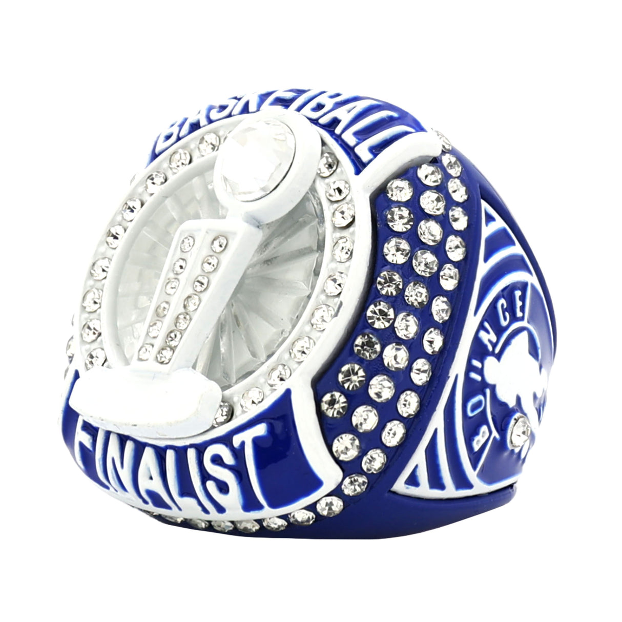 BASKETBALL25 BLUE&WHITE FINALIST RING