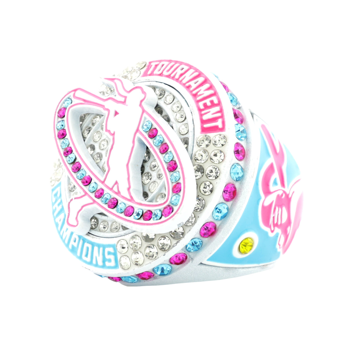 GEN26C SOFTBALL WHITEOUT DRIP TOURNAMENT CHAMPIONS RING