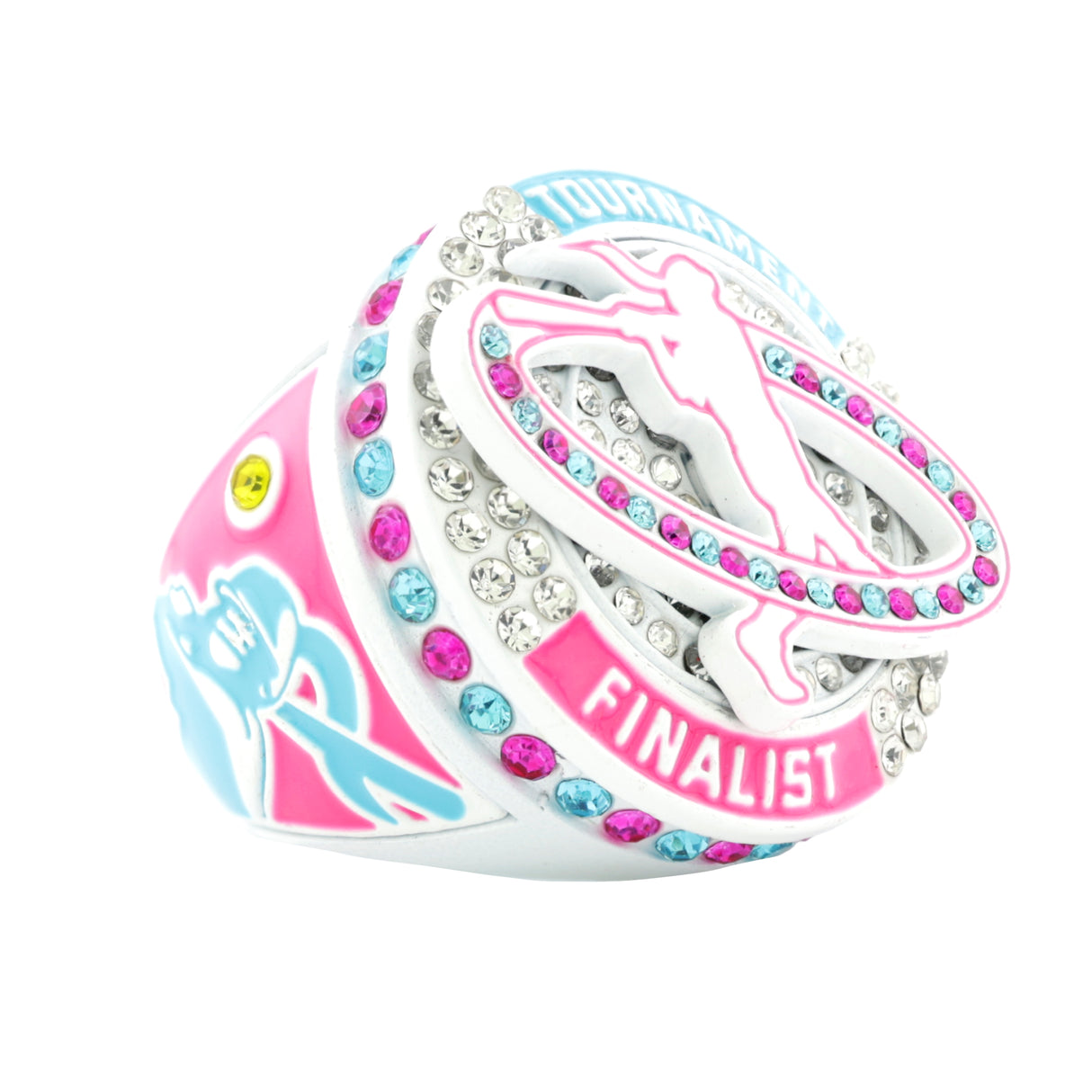 GEN26C SOFTBALL WHITEOUT DRIP TOURNAMENT FINALIST RING