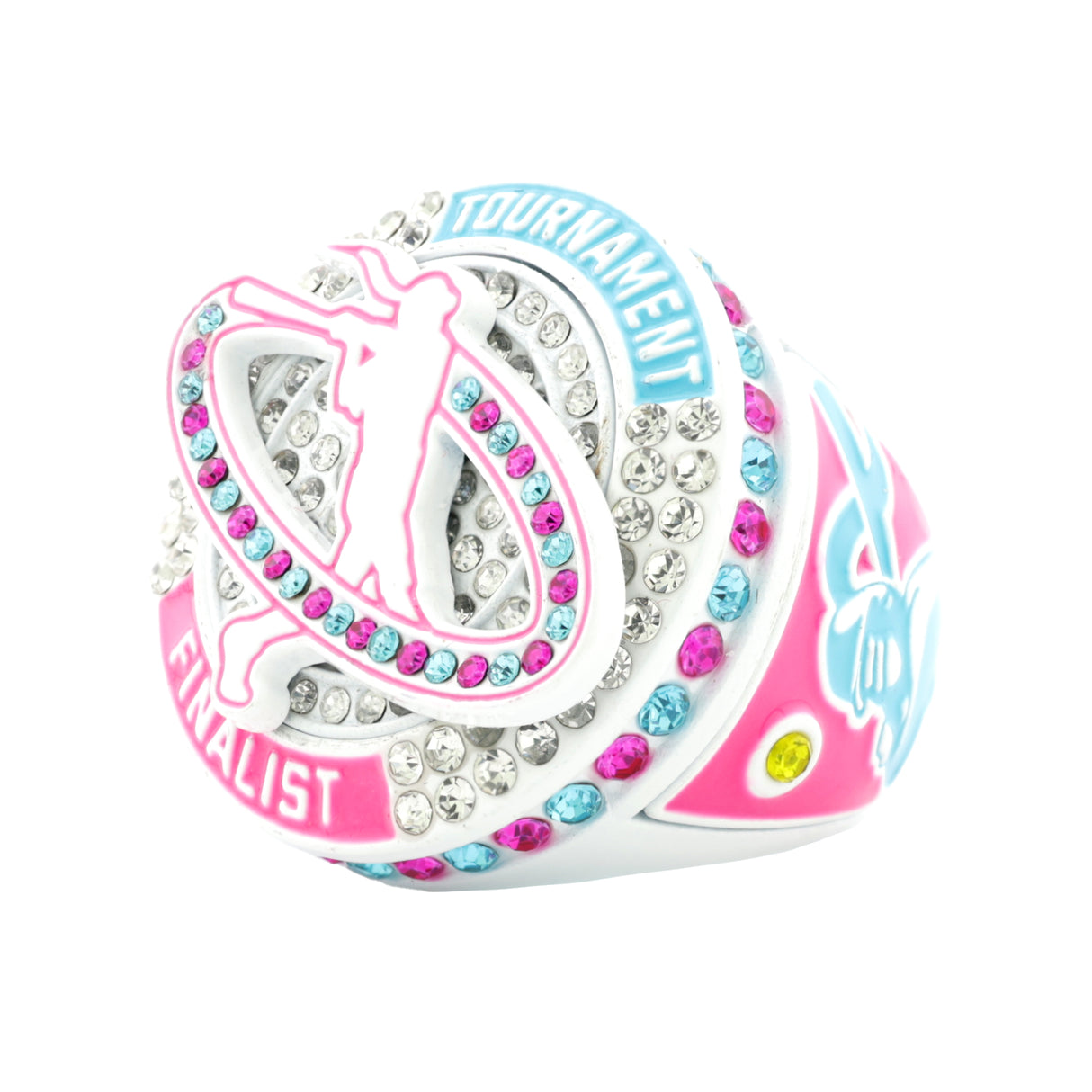 GEN26C SOFTBALL WHITEOUT DRIP TOURNAMENT FINALIST RING