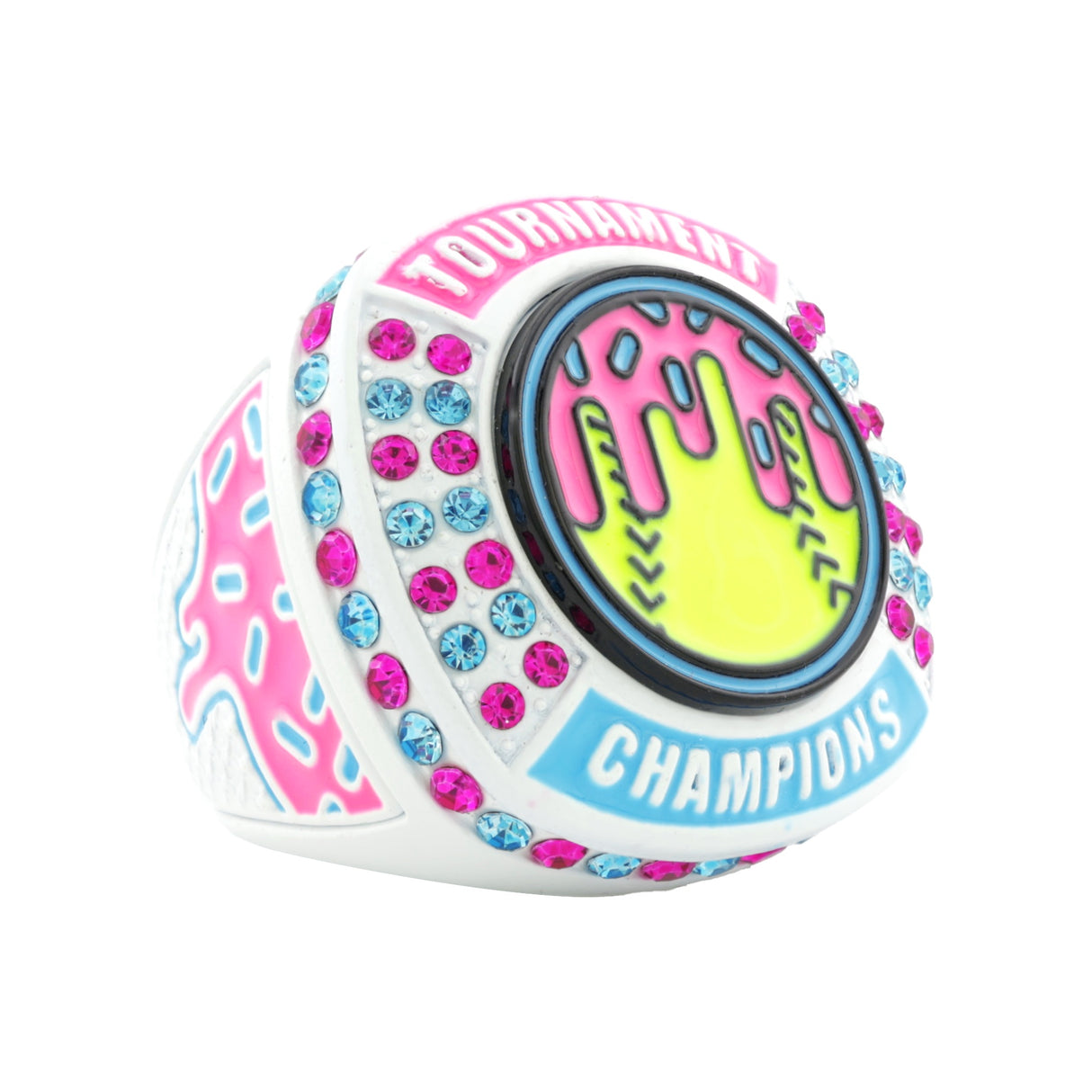 GEN25 DRIP SOFTBALL WHITEOUT TOURNAMENT CHAMPIONS RING