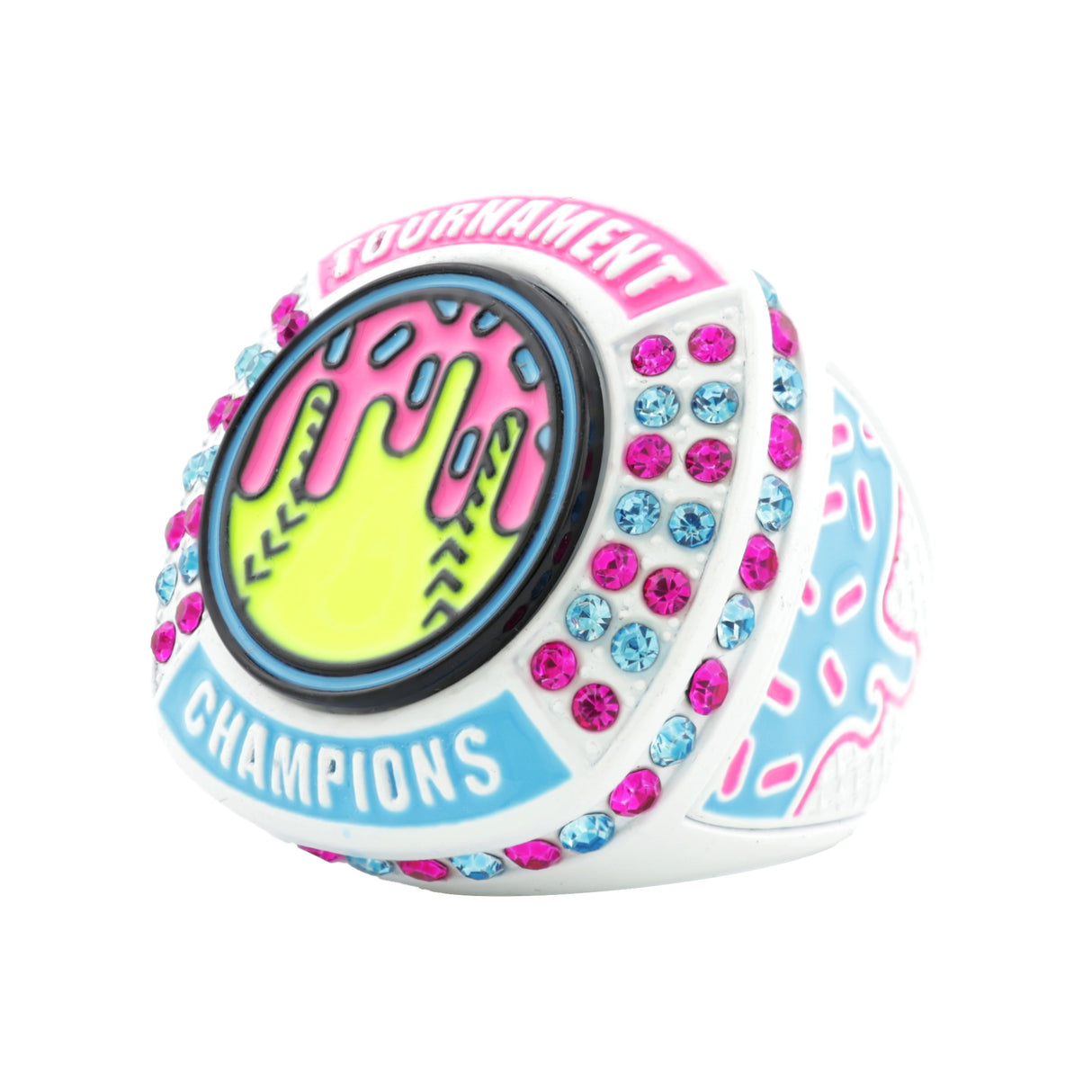 GEN25 DRIP SOFTBALL WHITEOUT TOURNAMENT CHAMPIONS RING