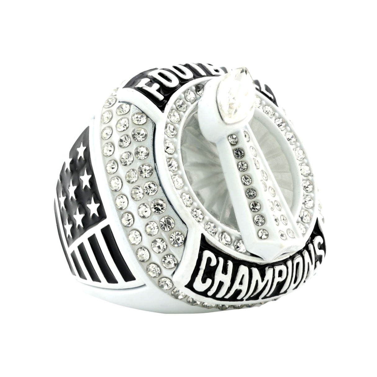 FOOTBALL25 BLACK&WHITE CHAMPIONS RING
