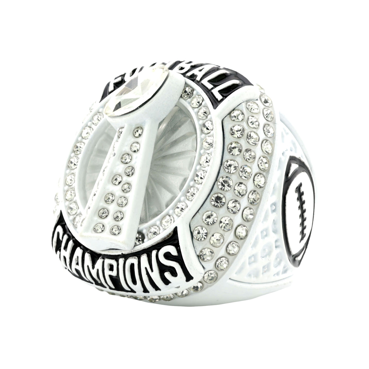 FOOTBALL25 BLACK&WHITE CHAMPIONS RING