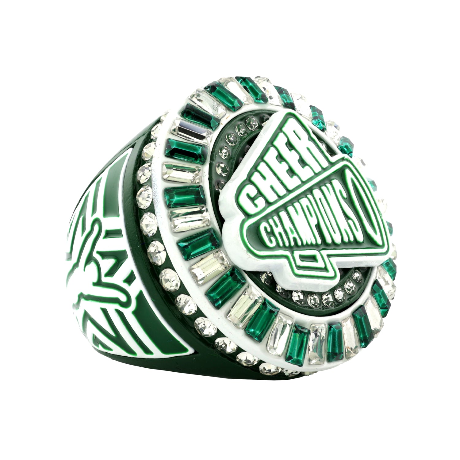 CHEER26 GREEN&WHITE CHAMPIONS RING