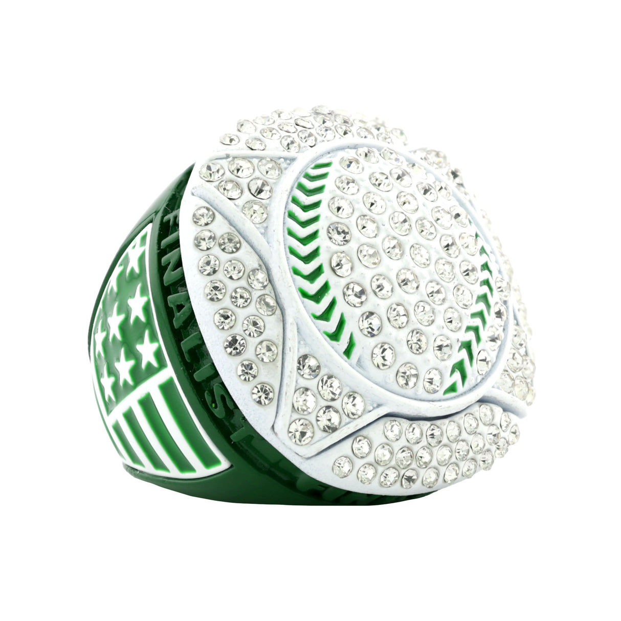 GEN25B GREEN&WHITE FINALIST RING